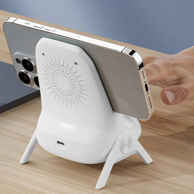 NordCharge™ | Multifunktionel trådløs hurtigoplader med telefonstand - Image 5