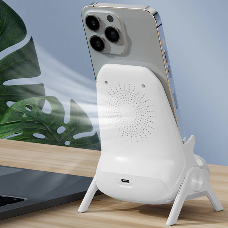 NordCharge™ | Multifunktionel trådløs hurtigoplader med telefonstand - Image 7