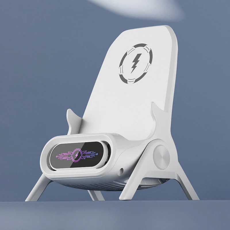 NordCharge™ | Multifunktionel trådløs hurtigoplader med telefonstand - Image 9