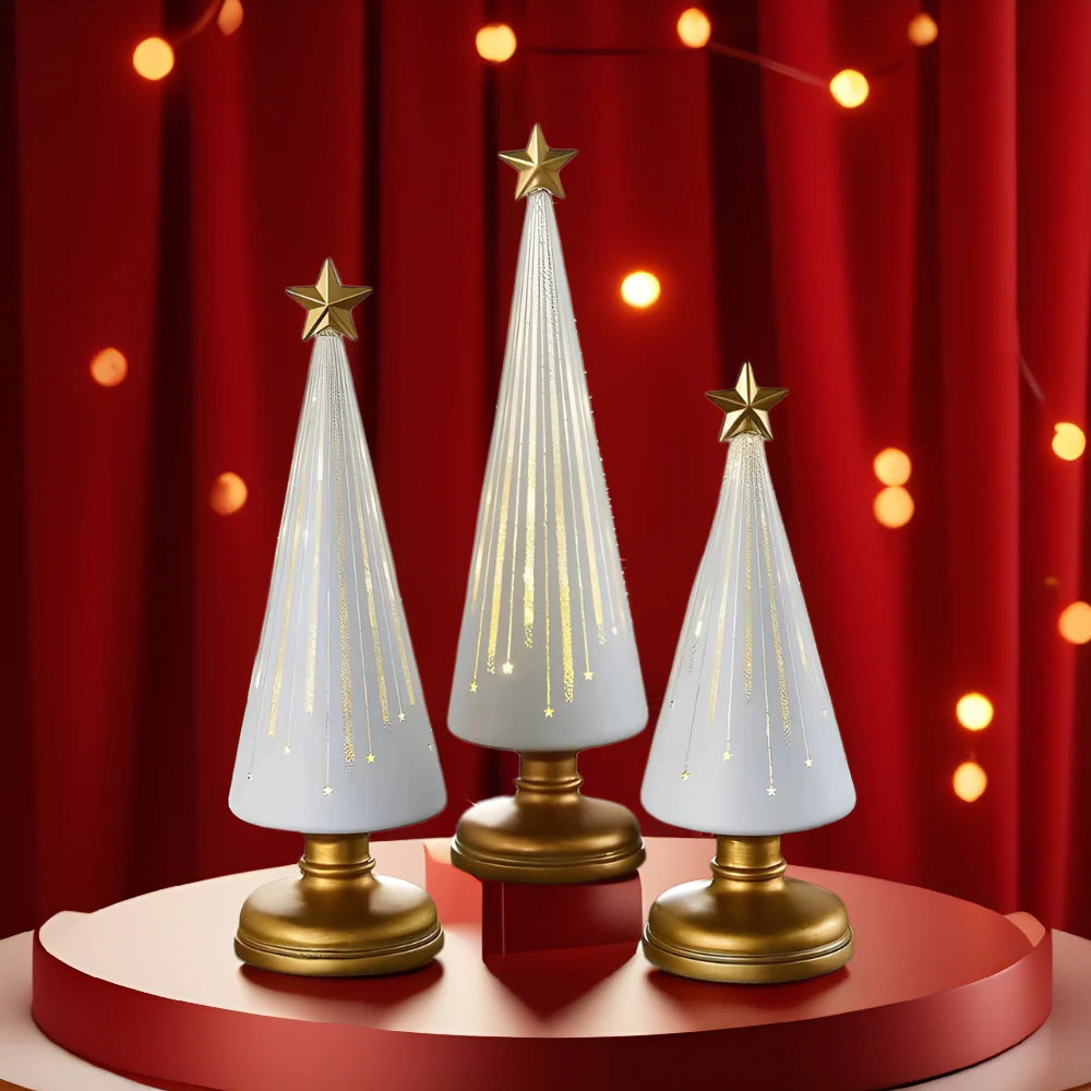 Nordglimt™ – Magiske LED Glas Juletræer - Image 4