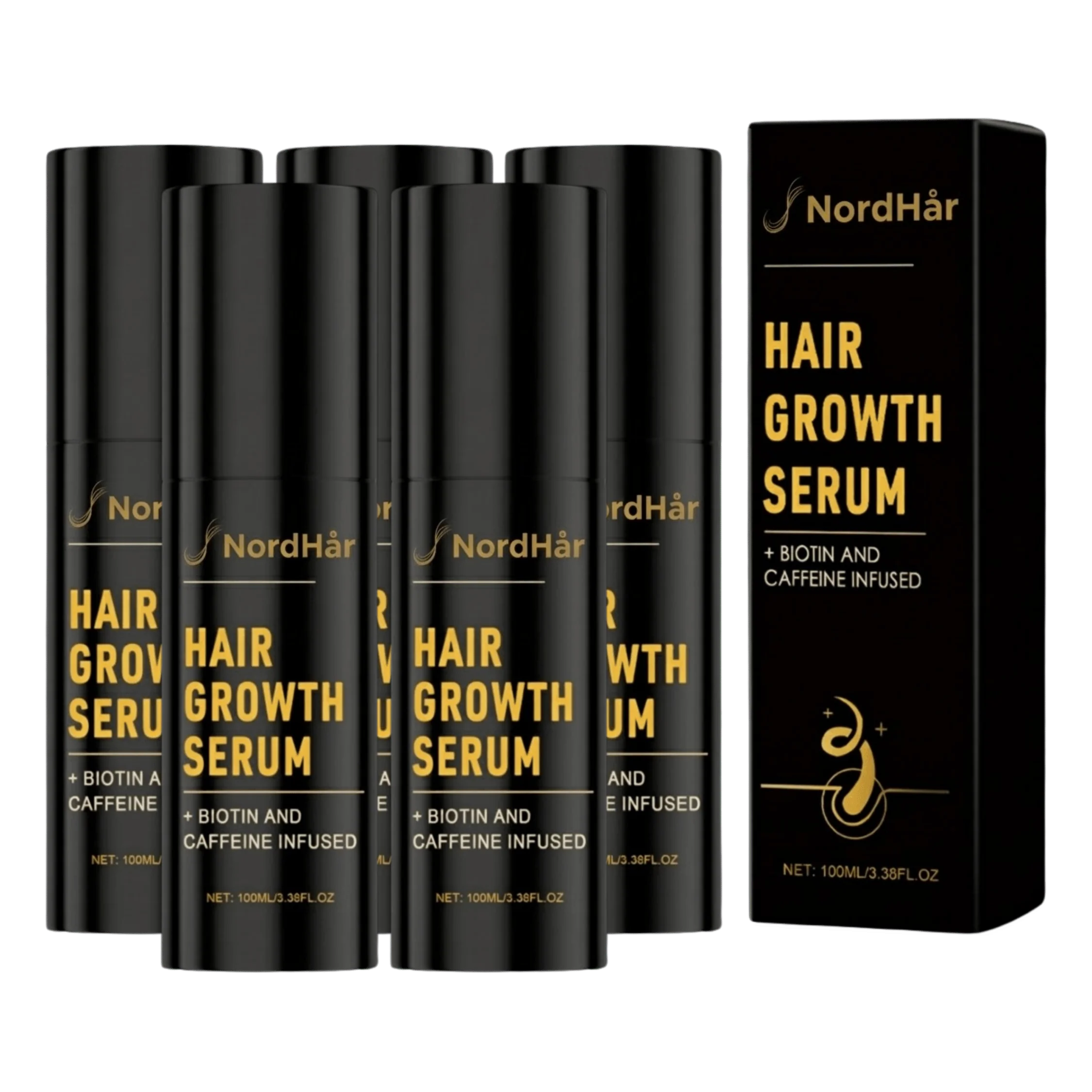 NordHår™ Hårvækstspray | Hjælper med at reducere hårtab og gør dit hår synligt fyldigere på blot 14 dage - Image 4