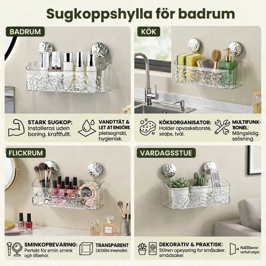 NordHylde™ – Stilren hylde til bad og opbevaring - Image 5
