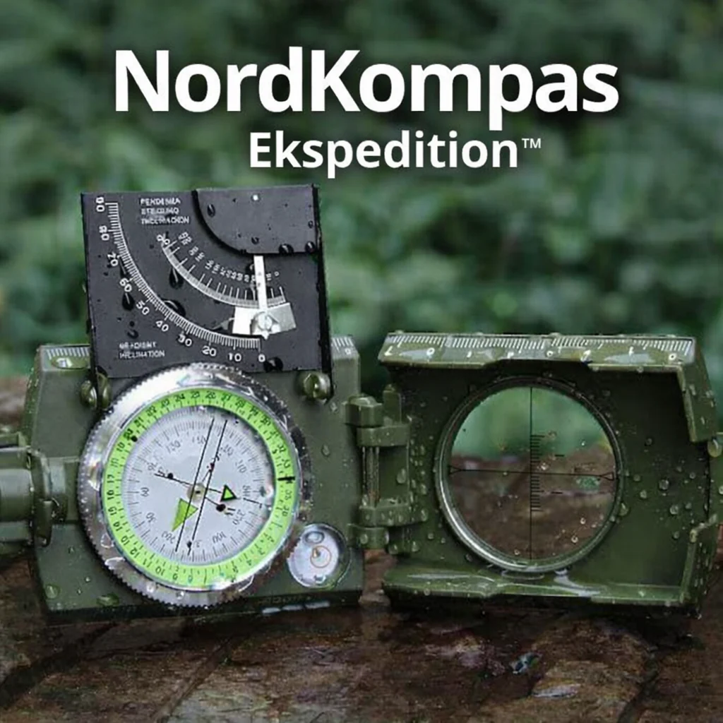 NordKompas™ Ekspedition – Robust kompas til friluftsliv og eventyr