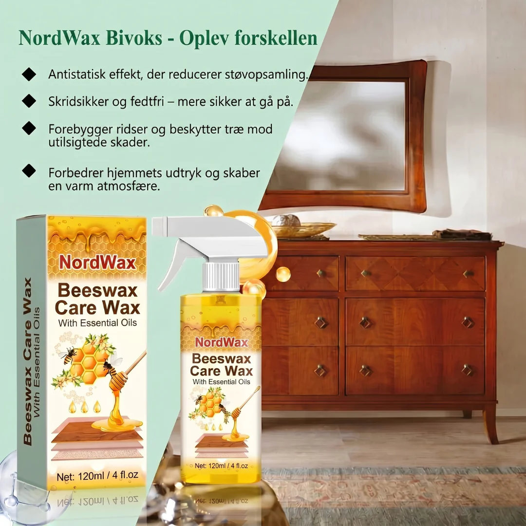 NordWax™ - Alt-i-en Bivoks Spray til Træpleje - Image 10