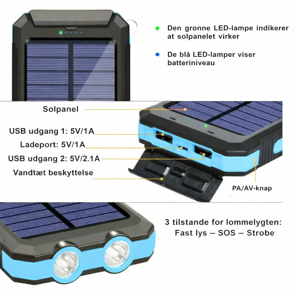 SolKraft™ – Solcelle-Powerbank - Image 4