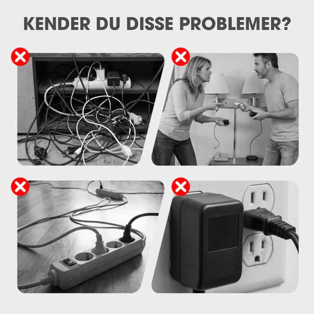 StrømHub™ – Alt-i-én stikdåse med USB-opladning og blødt natlys - Image 3