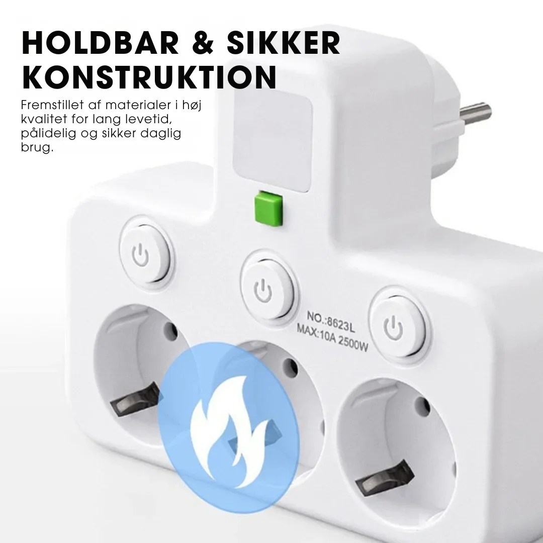 StrømHub™ – Alt-i-én stikdåse med USB-opladning og blødt natlys - Image 5
