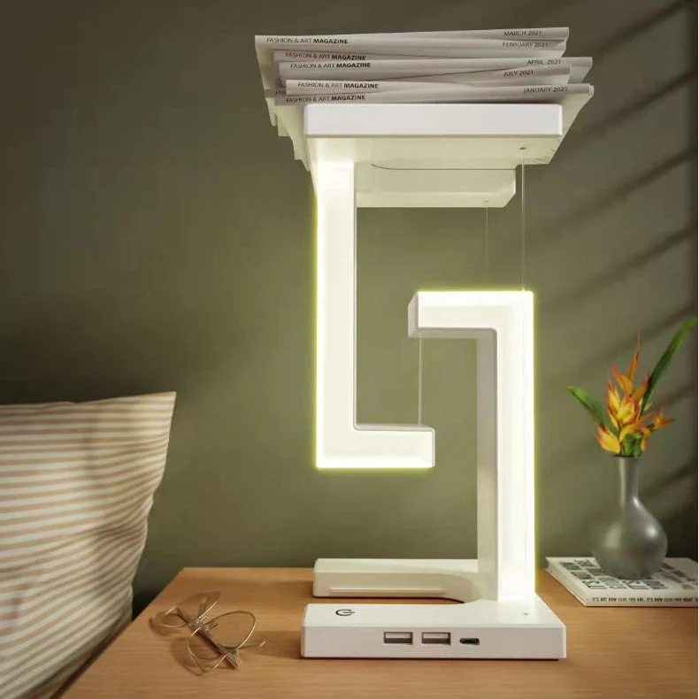 SvævLys™ – Svævende lampe med trådløs smartphone-opladning - Image 4