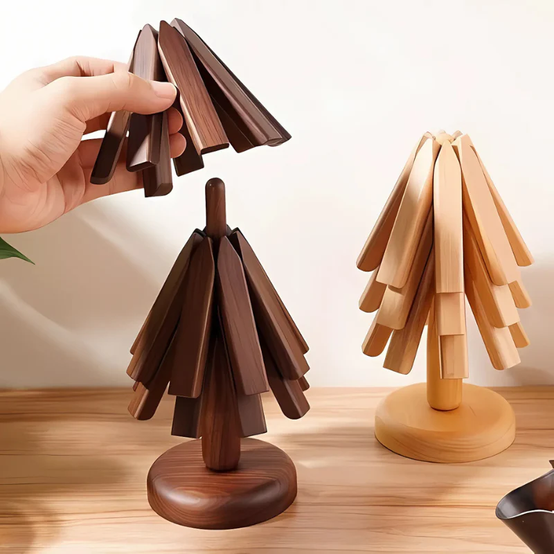 Trivetree™ – Træ Bordskånere & Varmeresistent Bordmåtte - Image 8