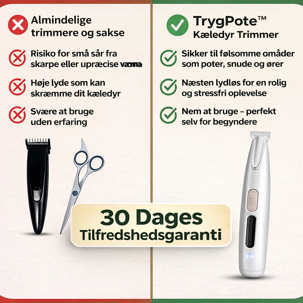 TrygPote™ – Vandafvisende kæledyr trimmer til sikker og stressfri pleje - Image 2