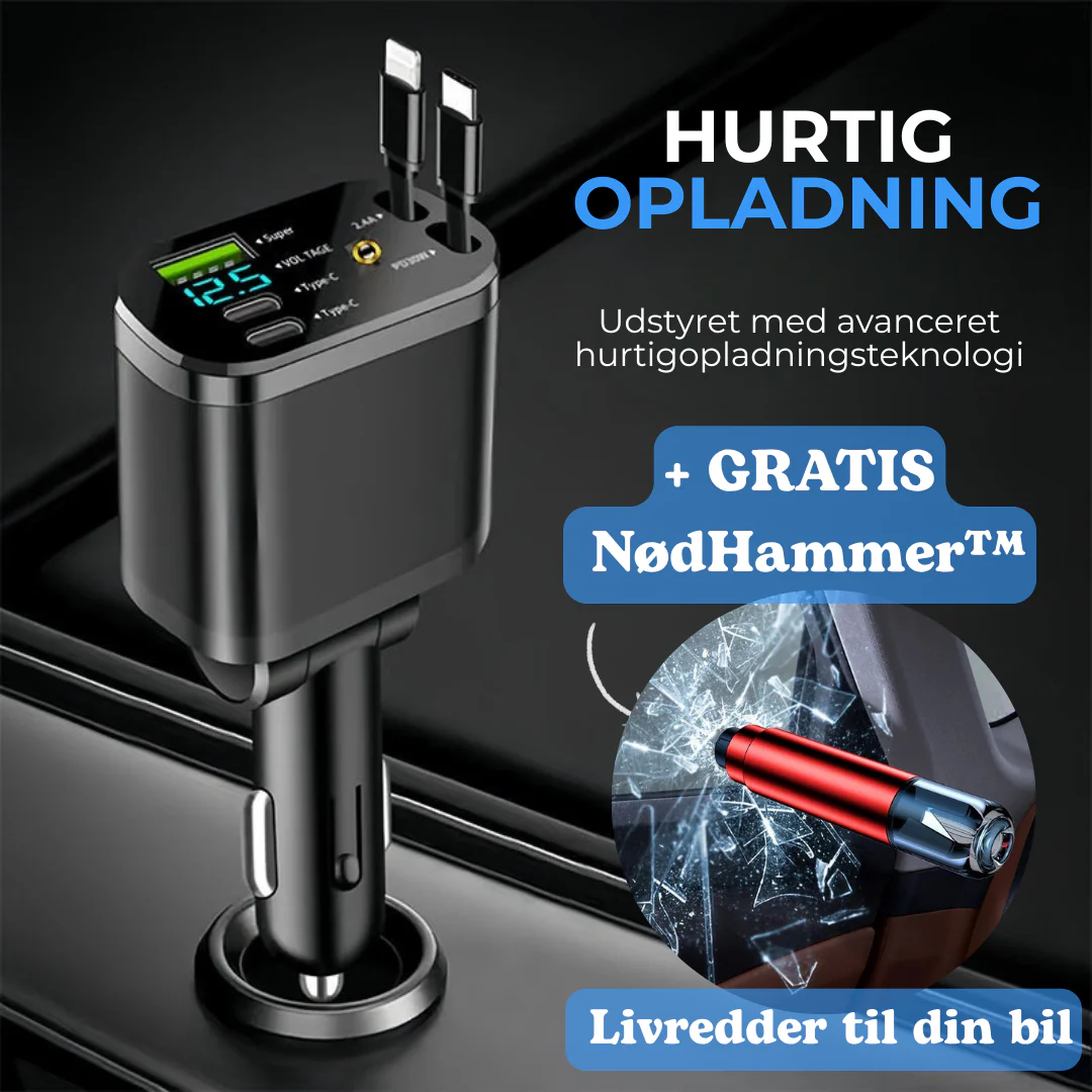 TurboLad™ l Hurtig billader med stjernehimmel-lys - Image 12