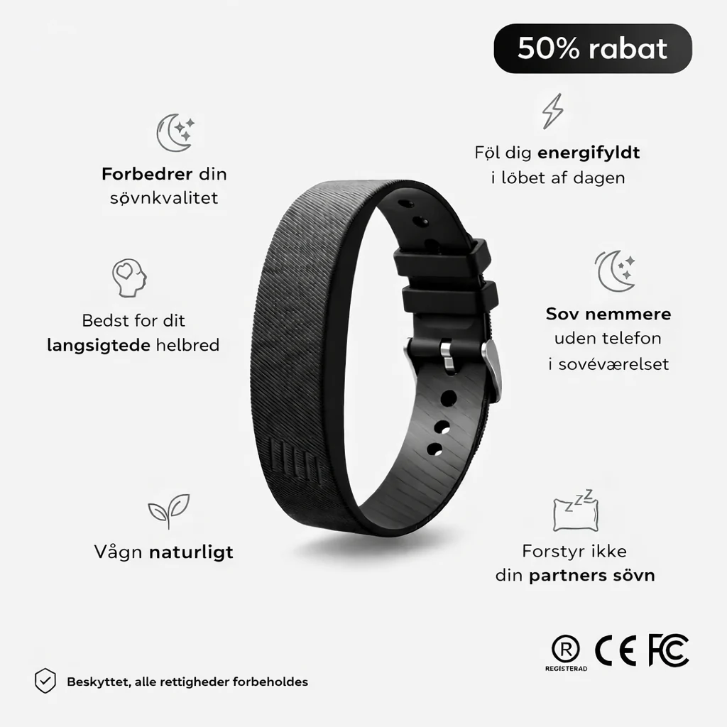 VibeVæk™ – Silent Vibrationsalarm til Rolig Opvågning