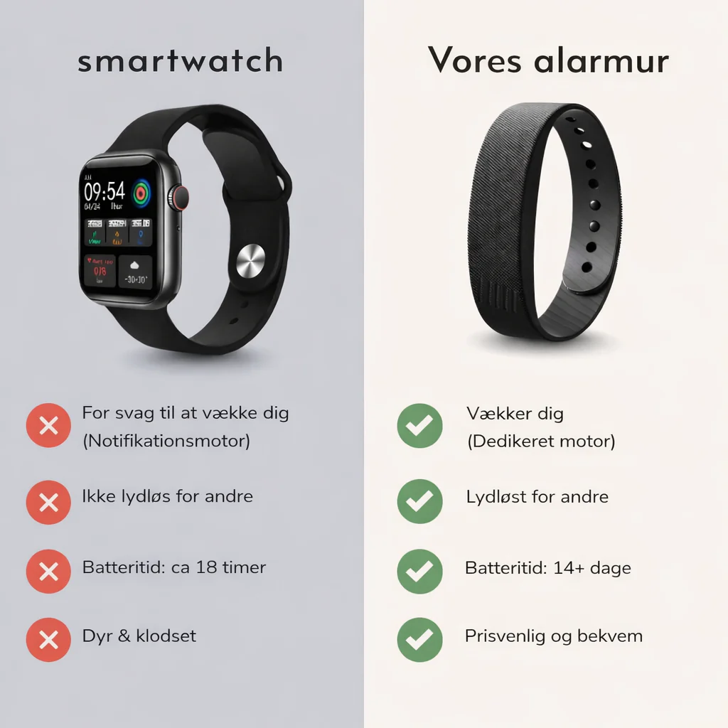VibeVæk™ – Silent Vibrationsalarm til Rolig Opvågning - Image 9