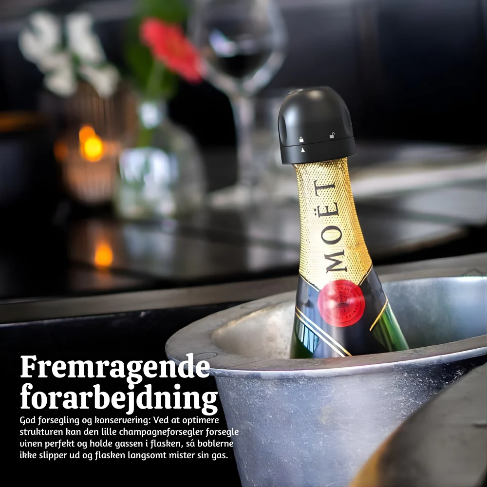 VinoLås™ – Roterende Lufttæt Flaske­forsegler til Vin & Drikkevarer - Image 3