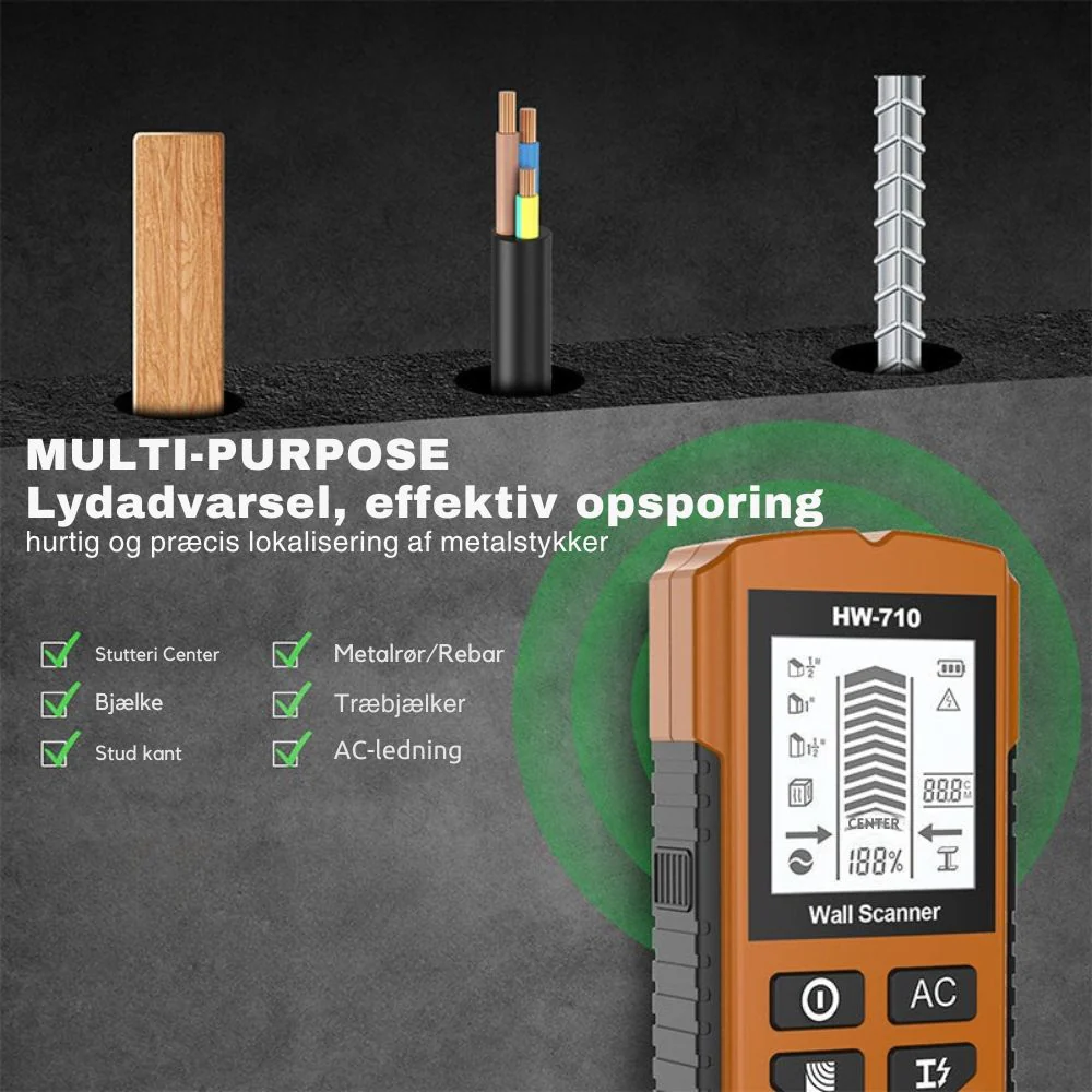WallScanner™ | Undgå dyre fejl – sikr dig struktur og ledninger i dine vægge - Image 4