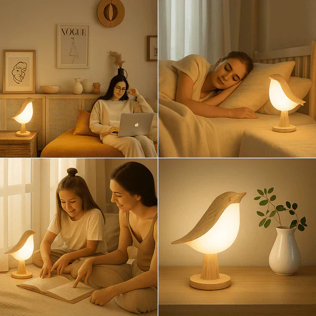 ZenLys™ | En lampe, der bringer natur, lys og ro ind i dit hjem - Image 8